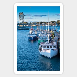 Portsmouth New Hampshire fishing fleet Sticker